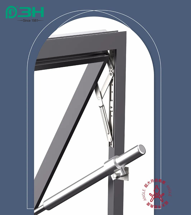 Herrajes para muro cortina 3h 1