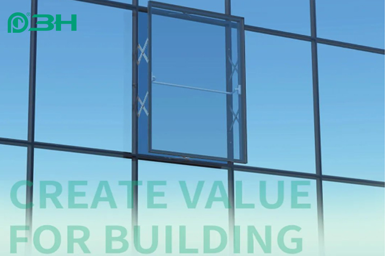 curtain wall handle 1 tirador de muro cortina 1