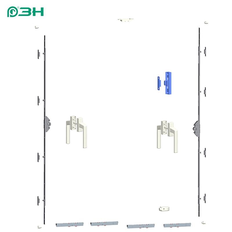 Sistema de herrajes para puertas corredizas con ranura en U