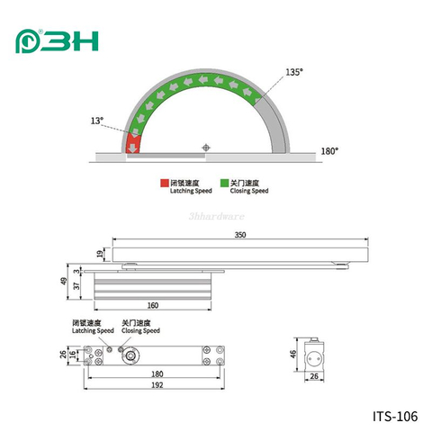 Cierrapuertas oculto 