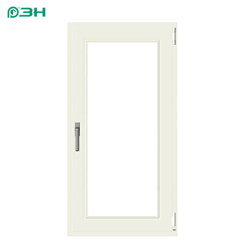 Sistema de hardware de ventana con apertura hacia afuera ranurada en U