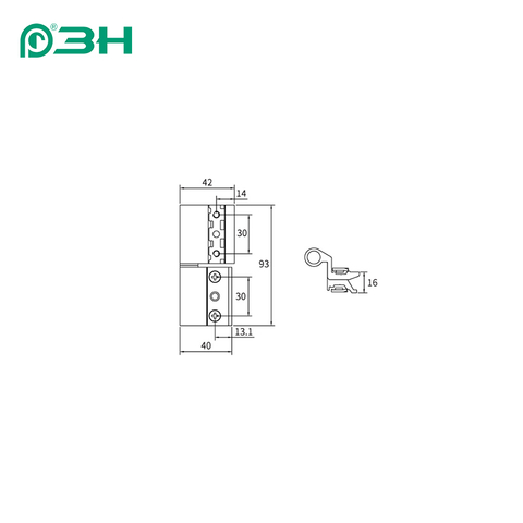 Bisagra de ventana JX34