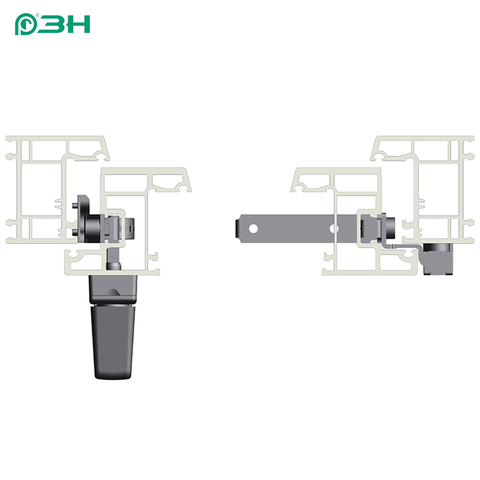 Sistema de herrajes para ventanas ignífugas sin controlador de temperatura