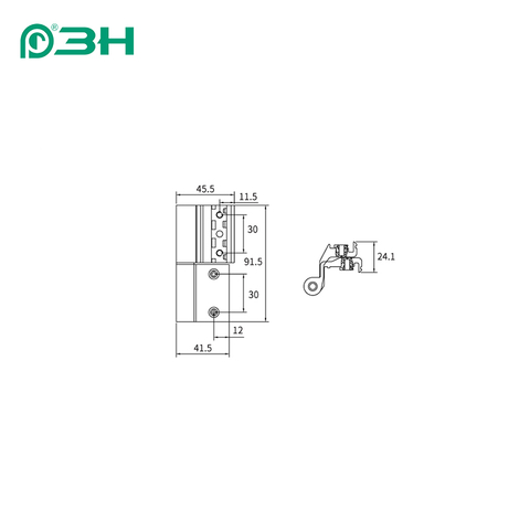 Bisagra de ventana JX58