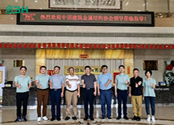 Trabajando juntos para crear brillantez |¡Dé una calurosa bienvenida a los líderes de la Asociación de Estructuras Metálicas de Construcción de China para que nos visiten para realizar investigaciones y obtener orientación!
