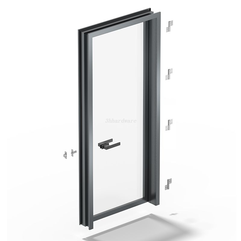 Sistema de hardware de la puerta del alambre delgada 