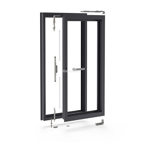 Sistema de hardware de la ventana de inclinación y giro de 90 °