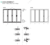 ZDM01 Sistema de herrajes para puertas plegables con partición de 4 o 3 marcos 