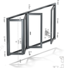 Herrajes para puertas plegables ZDMQ01