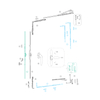 Sistema de hardware oscilobatiente de alta calidad para UPVC Windows PXS02