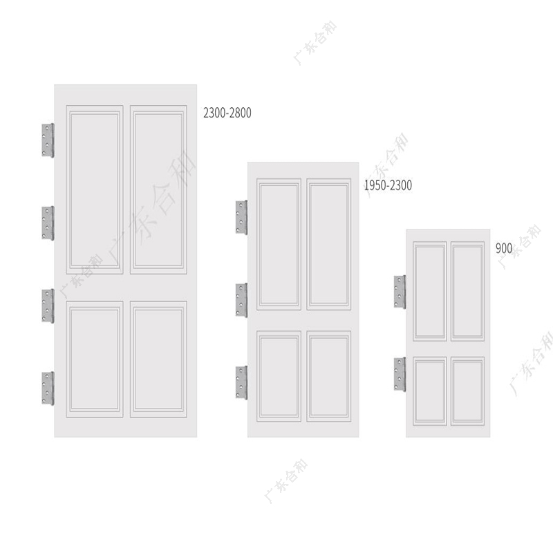 Bisagra sólida de puerta de cuatro rodamientos de bolas de acero inoxidable American 304 454546-4BB 