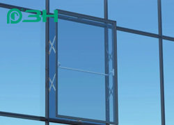 Serie de herrajes para muros cortina Tema especial V |Sistema de bloqueo automático de ventana colgante de pared cortina mejorado