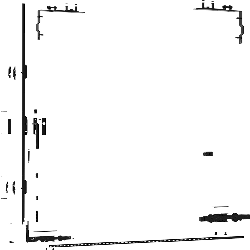 JTSM07 herrajes para puertas correderas elevadoras 3d 