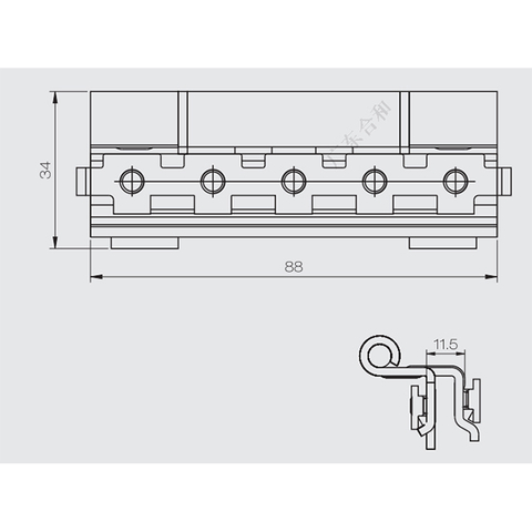Bisagra ignífuga FJX03