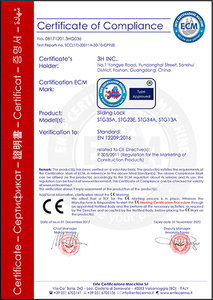 Ce de bloqueo deslizante