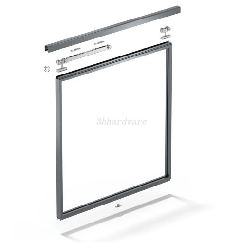 Solución de sistema de herrajes para puertas corredizas colgantes