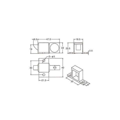 Mejor precio Perno de descarga de ventana abatible MX507B
