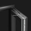 Herrajes para ventanas inclinables y giratorias de UPVC