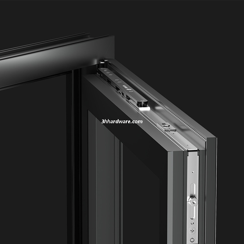 Herrajes para ventanas inclinables y giratorias de UPVC