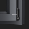 Herrajes para ventanas inclinables y giratorias de UPVC